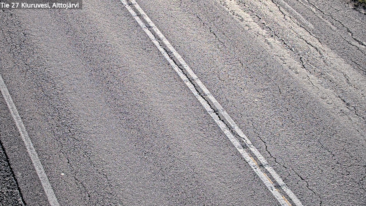 Weather Camera Image Väg 27 Kiuruvesi, Aittojärvi, Kiuruvesi, Pohjois-Savo