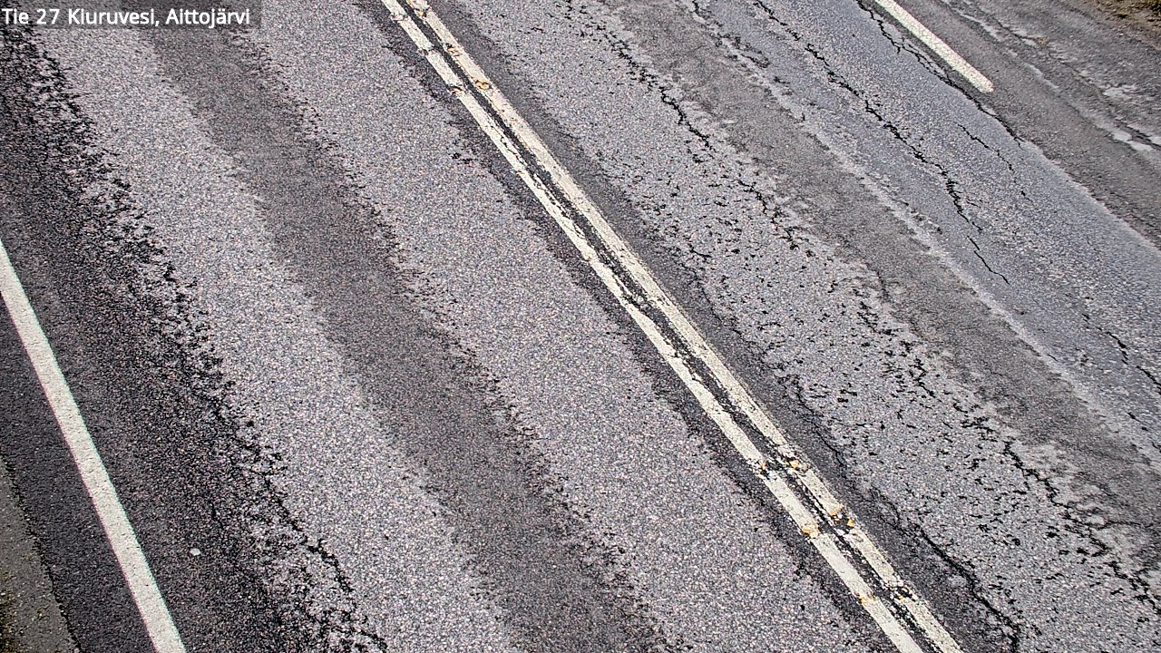 Weather Camera Image Väg 27 Kiuruvesi, Aittojärvi, Kiuruvesi, Pohjois-Savo