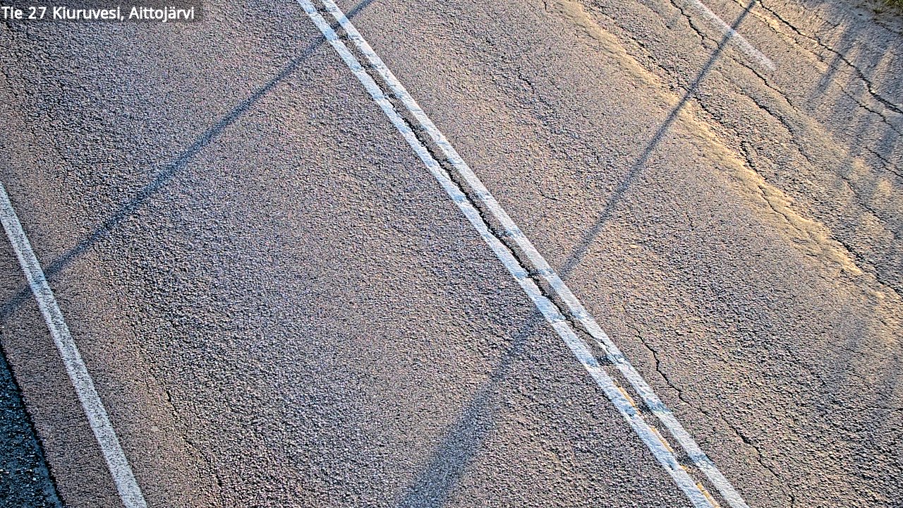 Weather Camera Image Väg 27 Kiuruvesi, Aittojärvi, Kiuruvesi, Pohjois-Savo