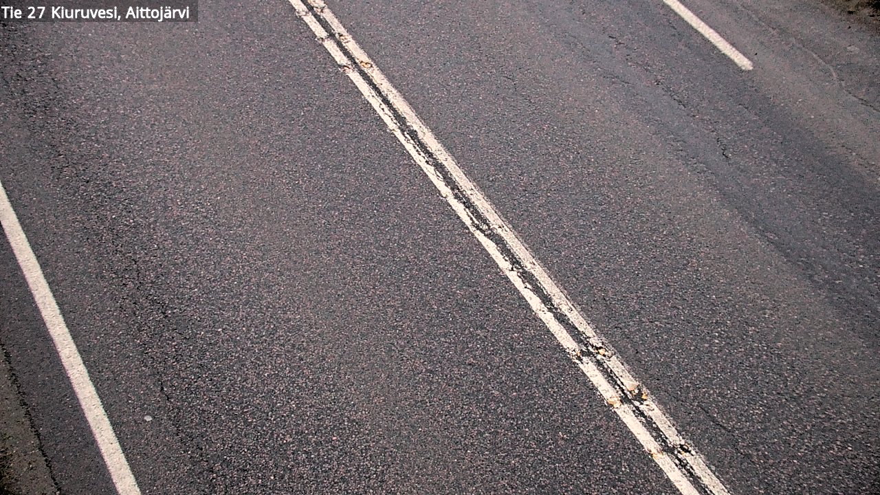 Weather Camera Image Väg 27 Kiuruvesi, Aittojärvi, Kiuruvesi, Pohjois-Savo