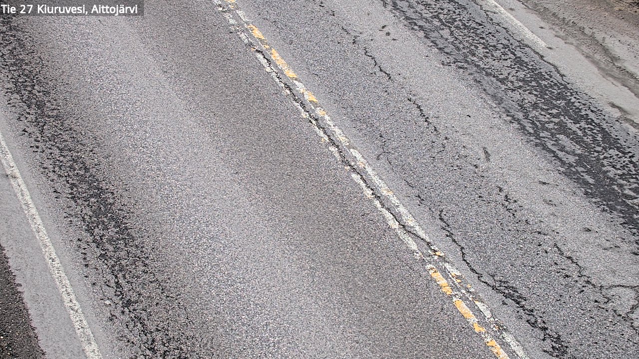 Weather Camera Image Road 27 Kiuruvesi, Aittojärvi, Kiuruvesi, Pohjois-Savo