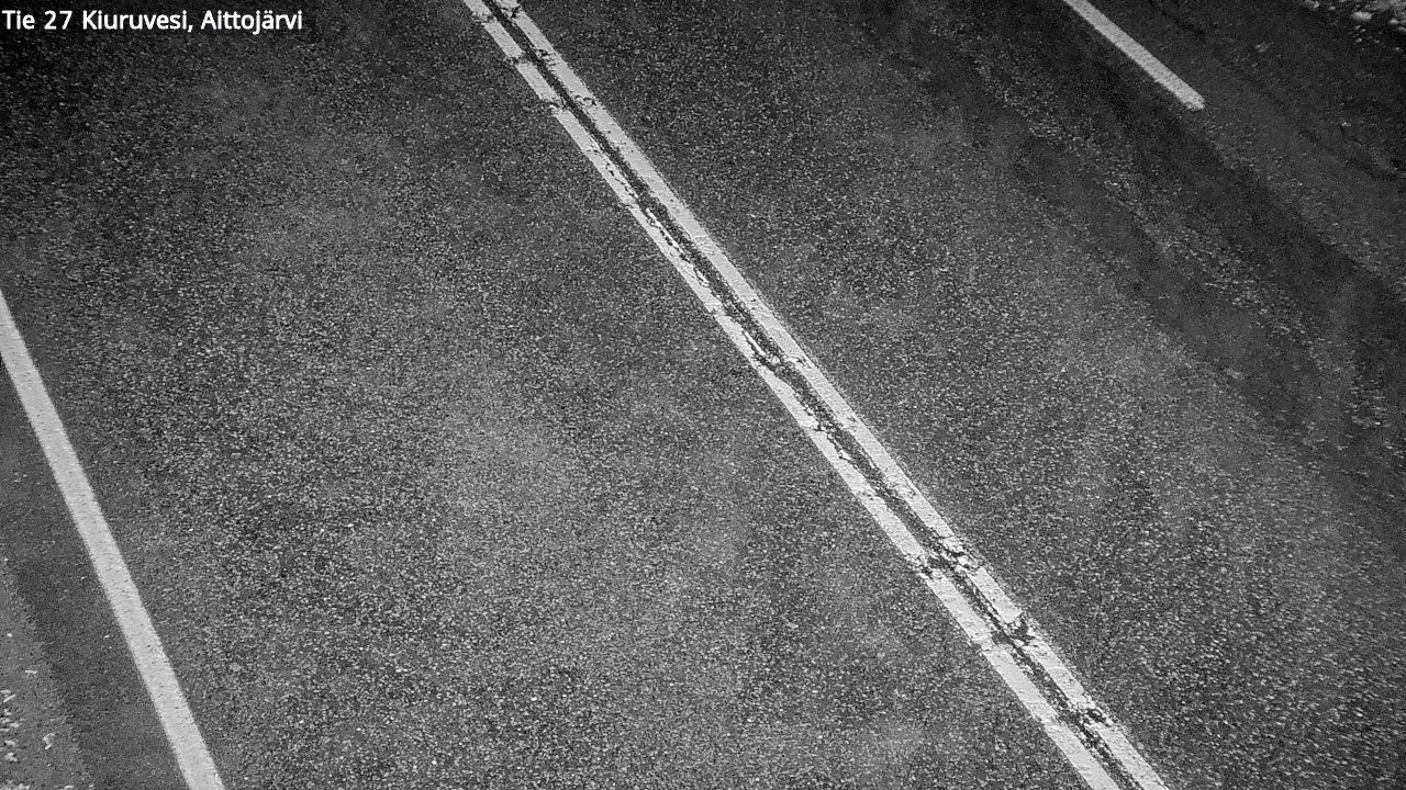 Weather Camera Image Road 27 Kiuruvesi, Aittojärvi, Kiuruvesi, Pohjois-Savo
