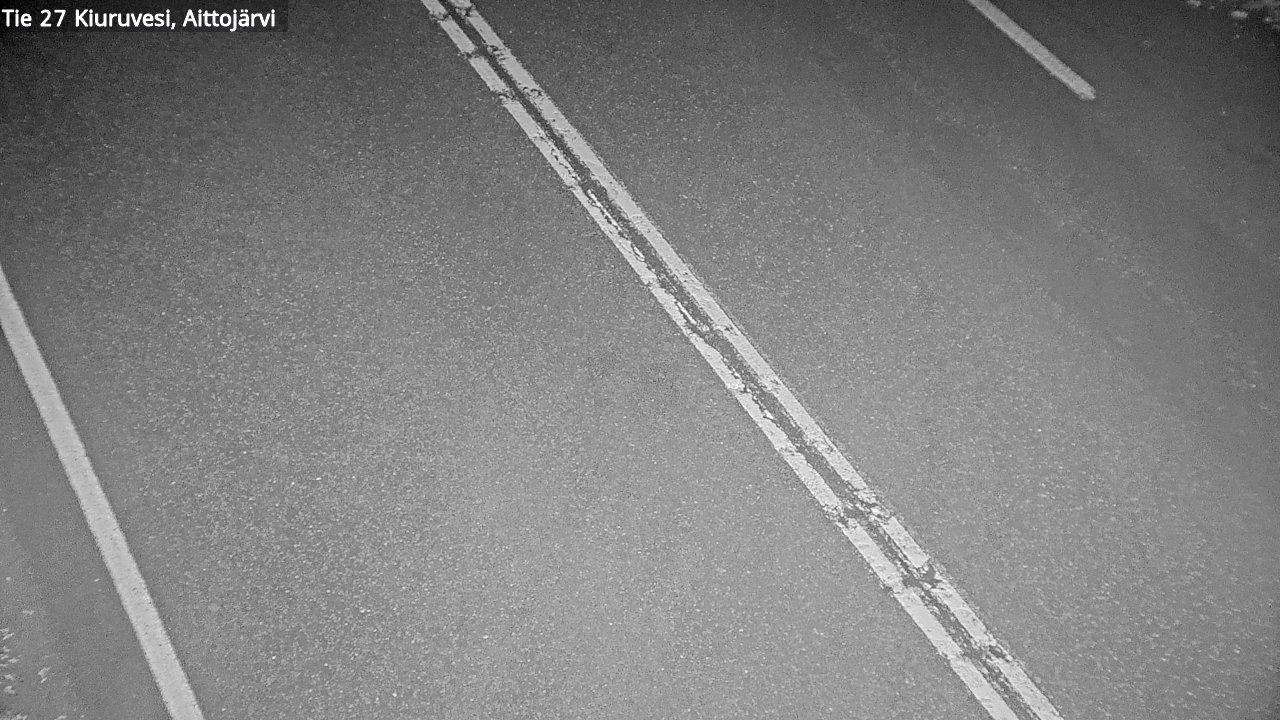 Weather Camera Image Road 27 Kiuruvesi, Aittojärvi, Kiuruvesi, Pohjois-Savo