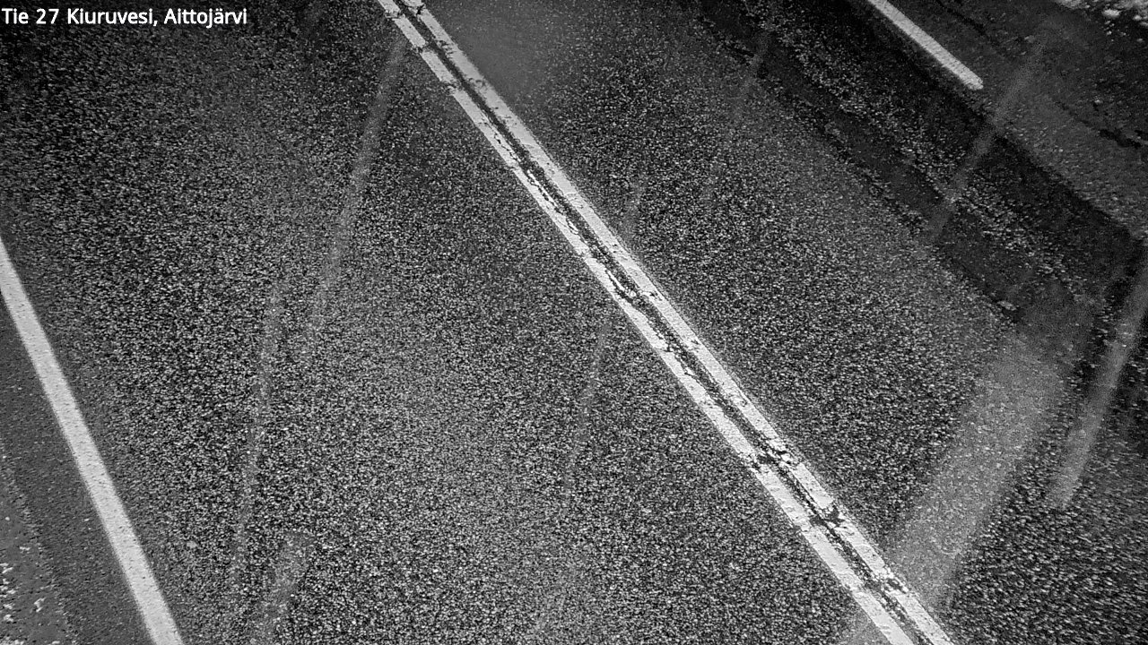 Weather Camera Image Väg 27 Kiuruvesi, Aittojärvi, Kiuruvesi, Pohjois-Savo