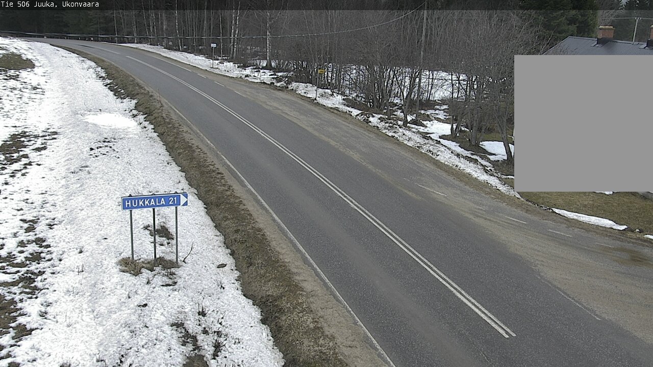Weather Camera Image Väg 506 Juga Ukonvaara, Juuka, Pohjois-Karjala