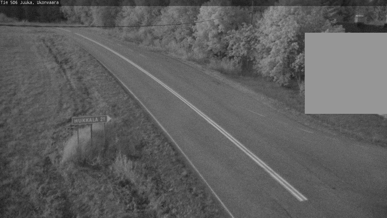 Weather Camera Image Väg 506 Juga Ukonvaara, Juuka, Pohjois-Karjala