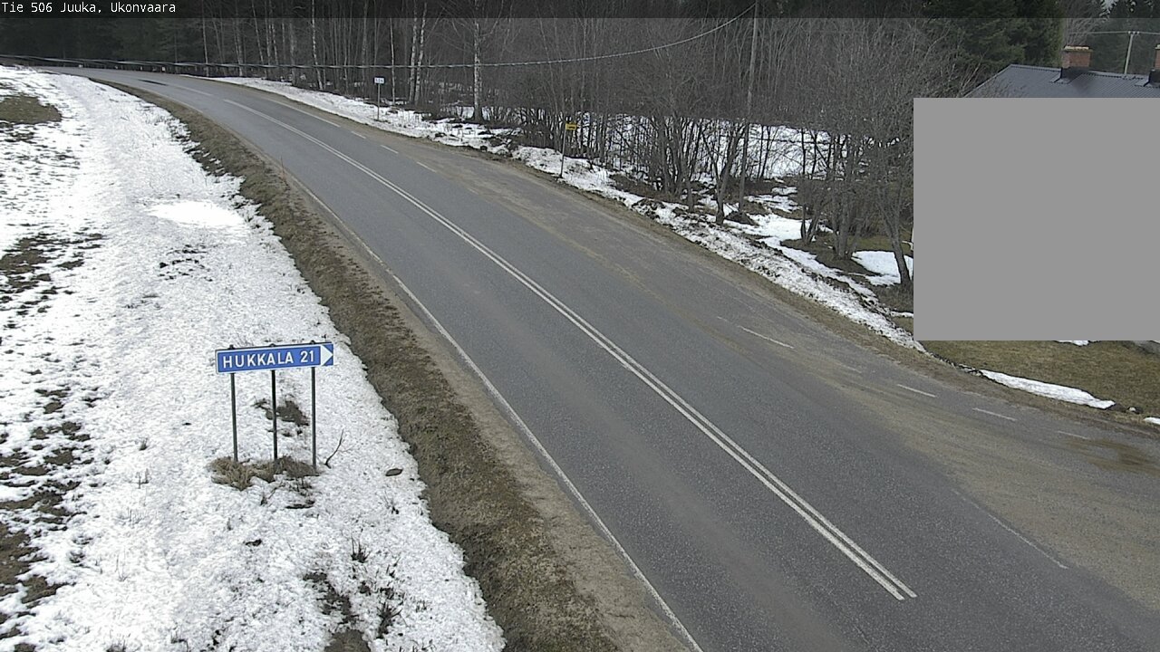 Weather Camera Image Väg 506 Juga Ukonvaara, Juuka, Pohjois-Karjala