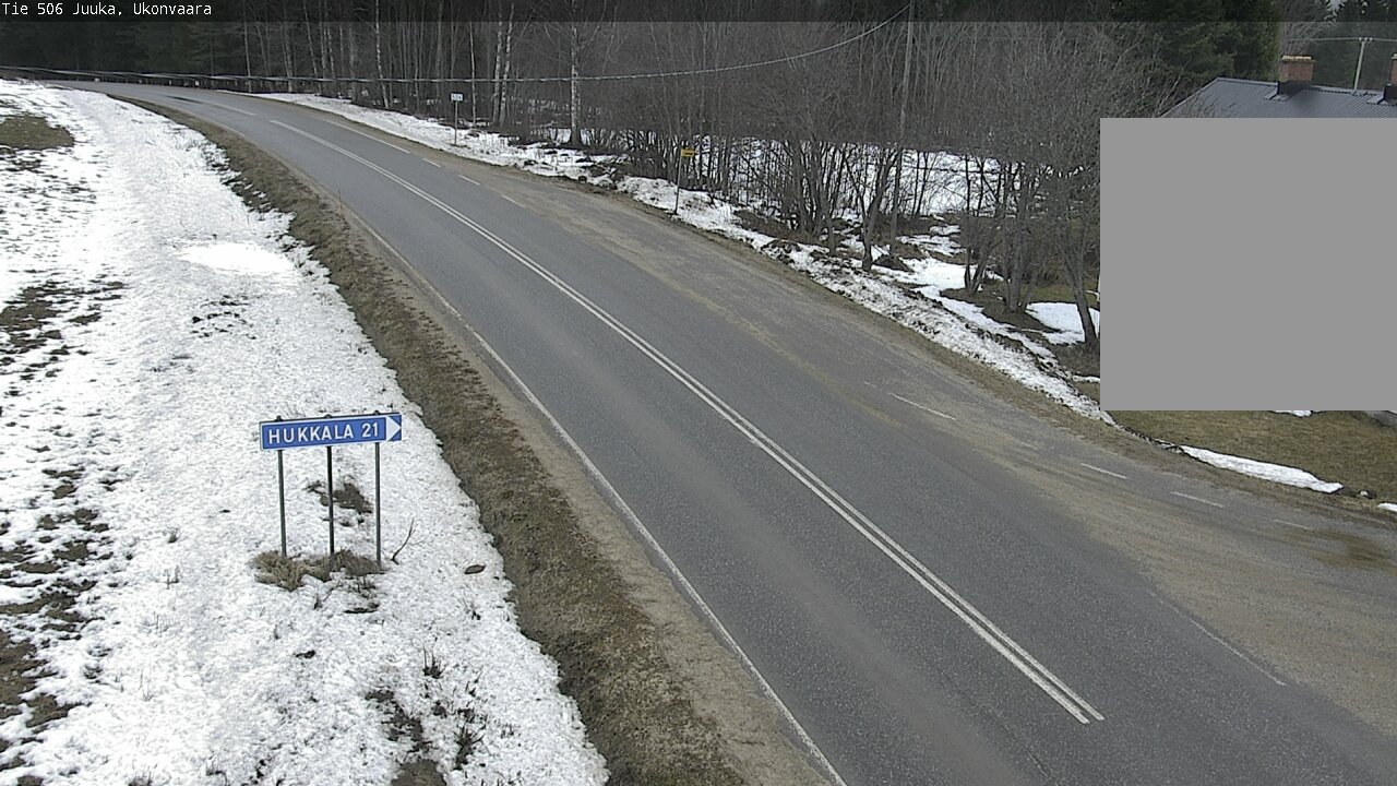 Weather Camera Image Väg 506 Juga Ukonvaara, Juuka, Pohjois-Karjala