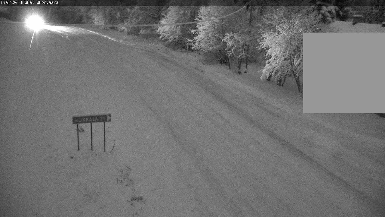 Weather Camera Image Väg 506 Juga Ukonvaara, Juuka, Pohjois-Karjala