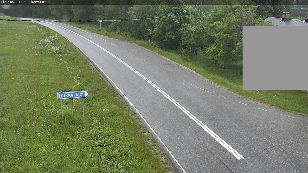 Weather Camera Image Väg 506 Juga Ukonvaara, Juuka, Pohjois-Karjala