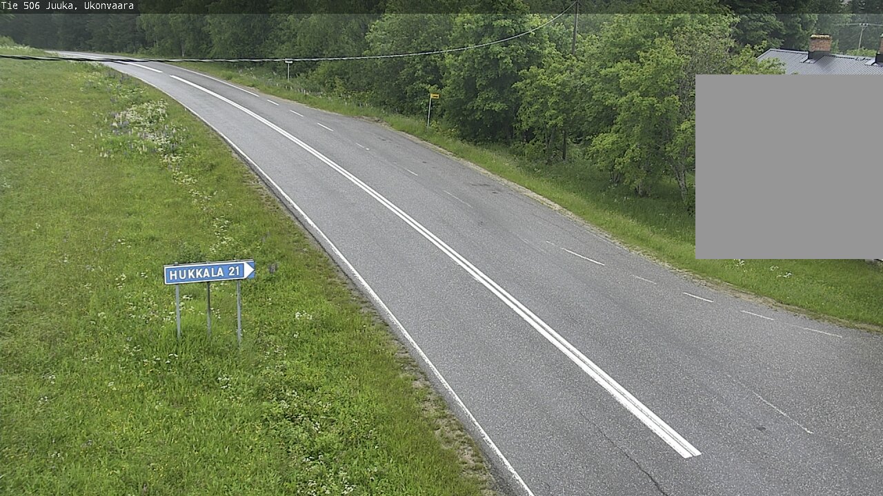 Weather Camera Image Väg 506 Juga Ukonvaara, Juuka, Pohjois-Karjala