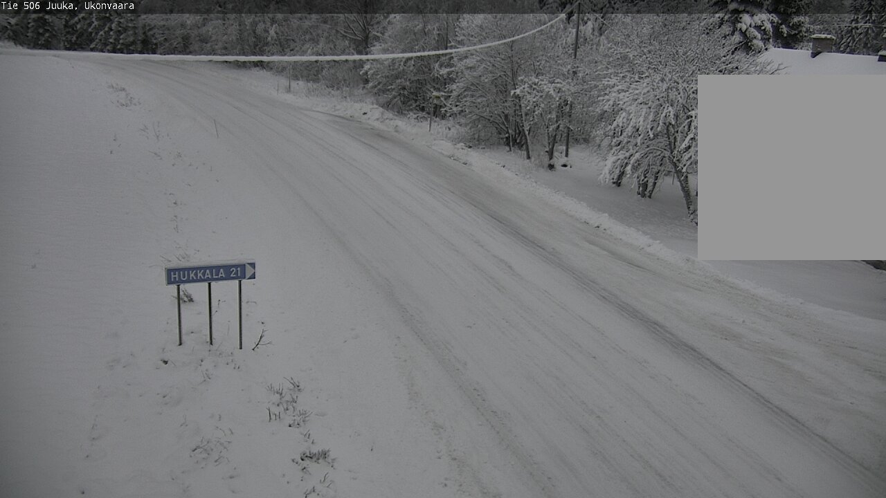 Weather Camera Image Väg 506 Juga Ukonvaara, Juuka, Pohjois-Karjala