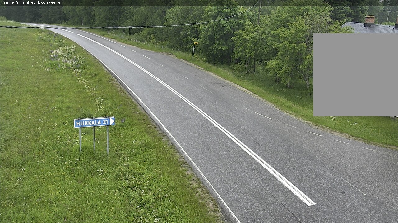 Weather Camera Image Väg 506 Juga Ukonvaara, Juuka, Pohjois-Karjala