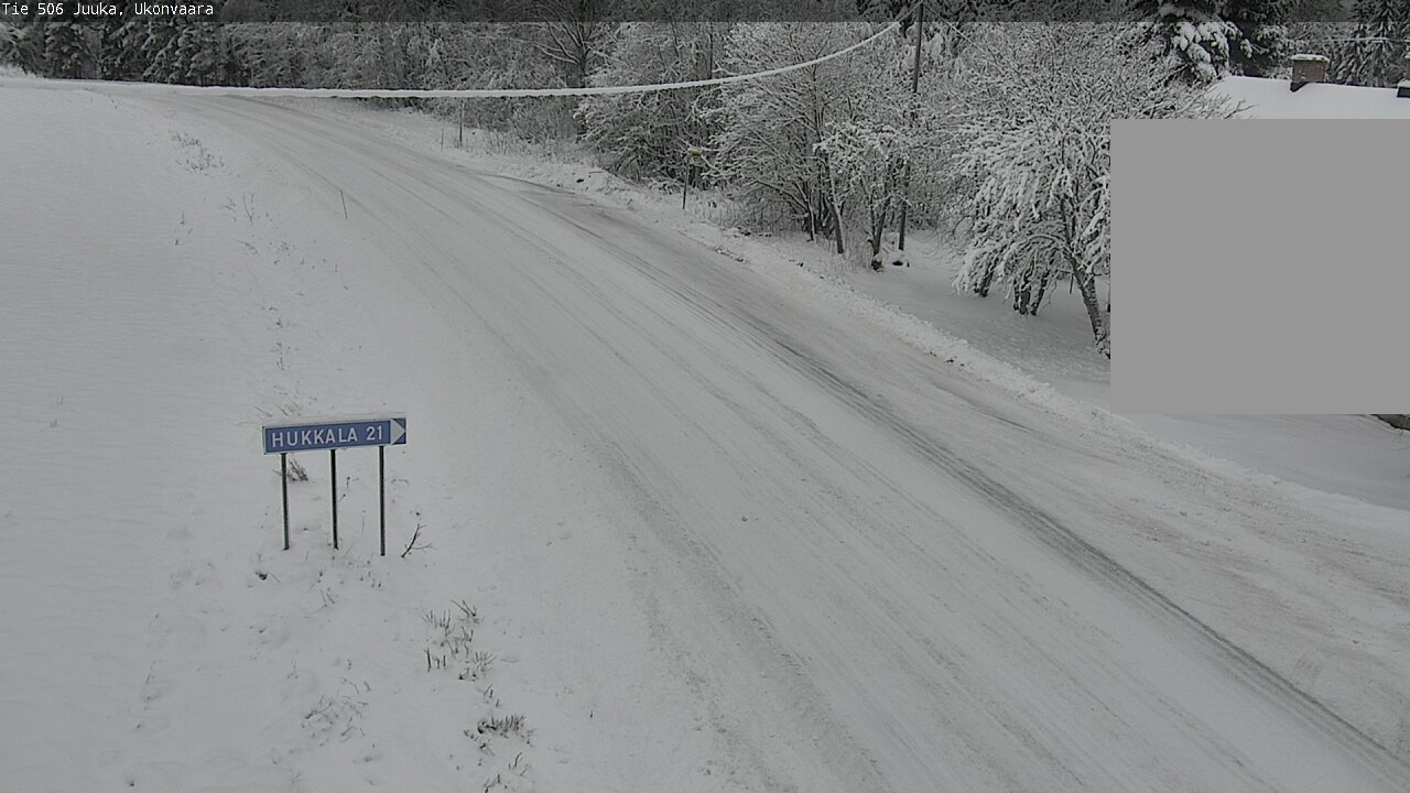 Weather Camera Image Väg 506 Juga Ukonvaara, Juuka, Pohjois-Karjala