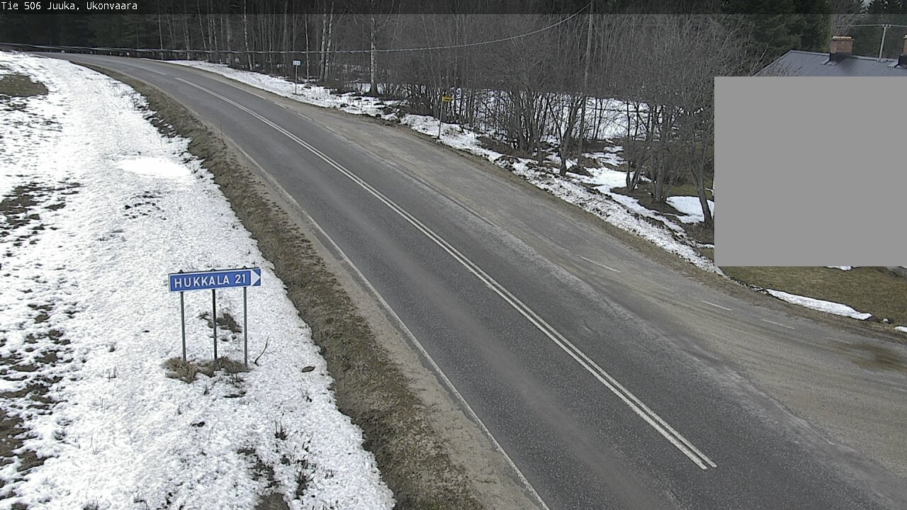 Weather Camera Image Road 506 Juuka Ukonvaara, Juuka, Pohjois-Karjala