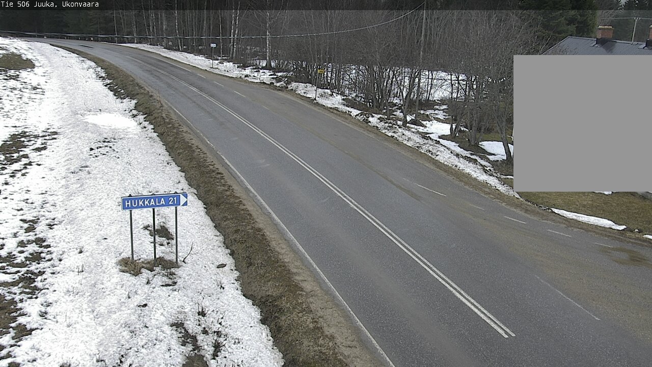 Weather Camera Image Väg 506 Juga Ukonvaara, Juuka, Pohjois-Karjala