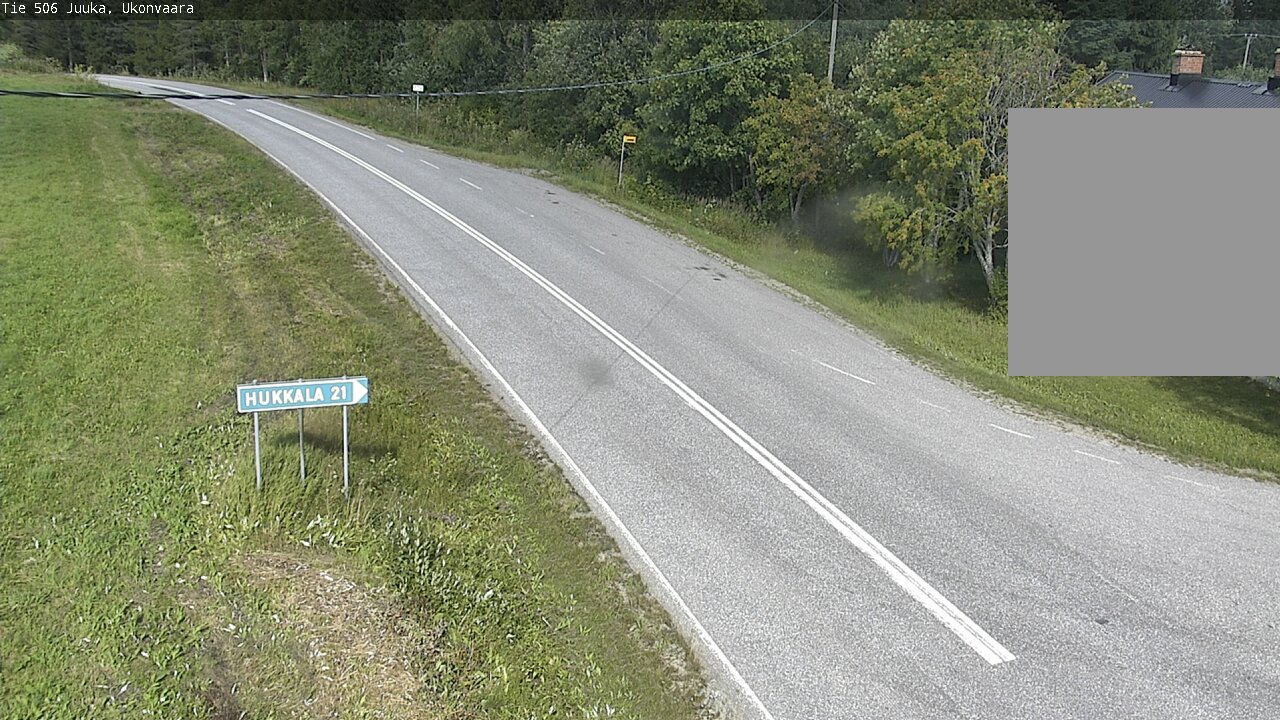 Weather Camera Image Väg 506 Juga Ukonvaara, Juuka, Pohjois-Karjala