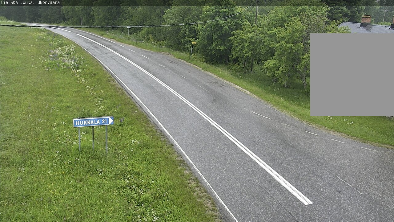 Weather Camera Image Road 506 Juuka Ukonvaara, Juuka, Pohjois-Karjala