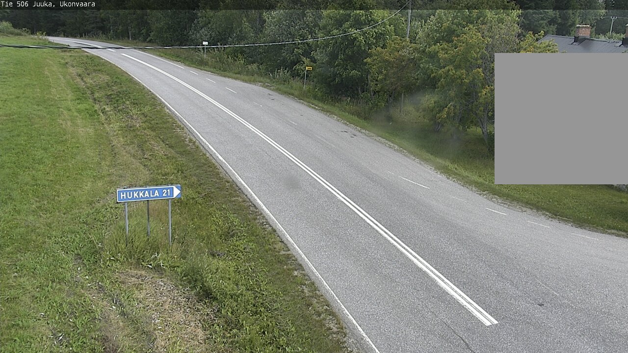 Weather Camera Image Väg 506 Juga Ukonvaara, Juuka, Pohjois-Karjala