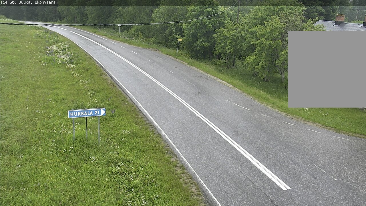 Weather Camera Image Road 506 Juuka Ukonvaara, Juuka, Pohjois-Karjala