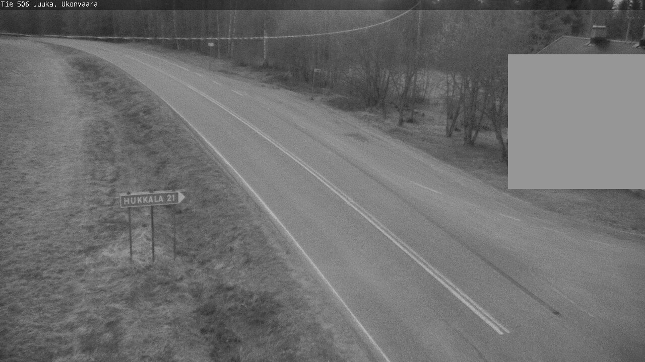 Weather Camera Image Road 506 Juuka Ukonvaara, Juuka, Pohjois-Karjala
