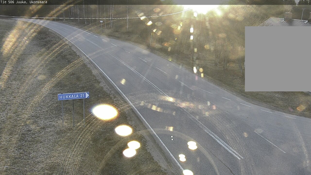 Weather Camera Image Väg 506 Juga Ukonvaara, Juuka, Pohjois-Karjala