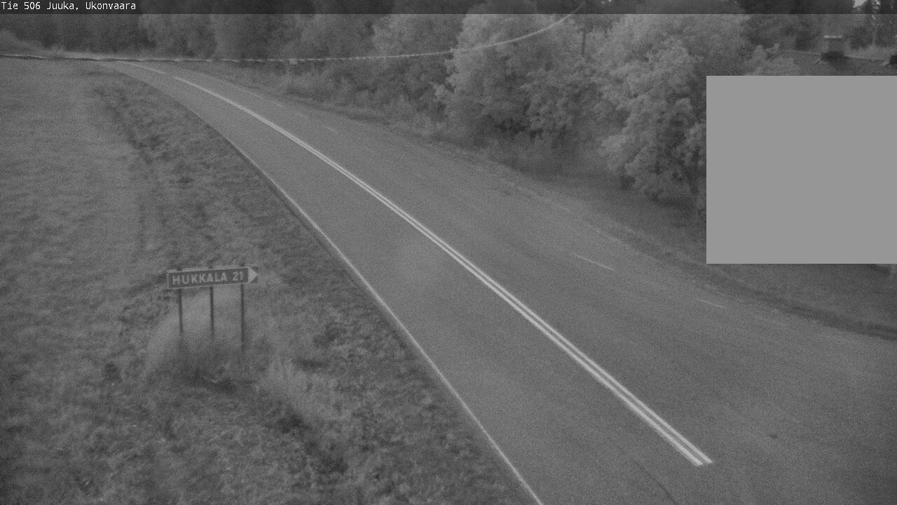 Weather Camera Image Väg 506 Juga Ukonvaara, Juuka, Pohjois-Karjala