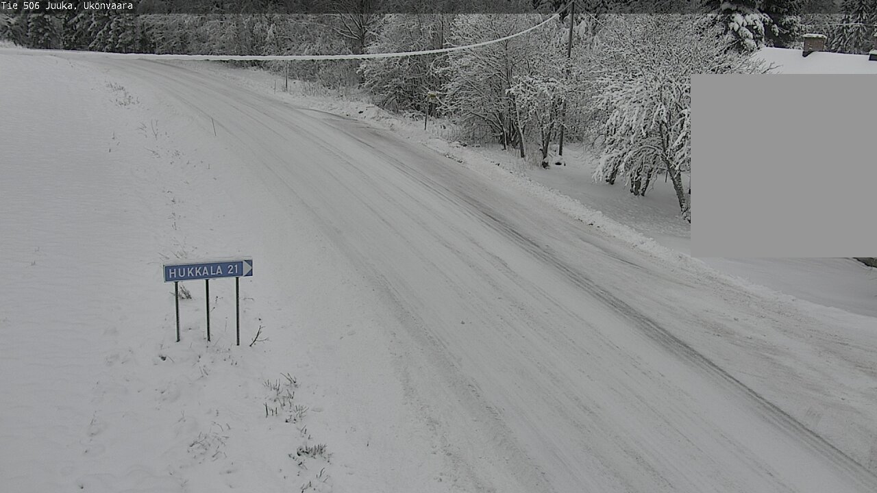 Weather Camera Image Väg 506 Juga Ukonvaara, Juuka, Pohjois-Karjala