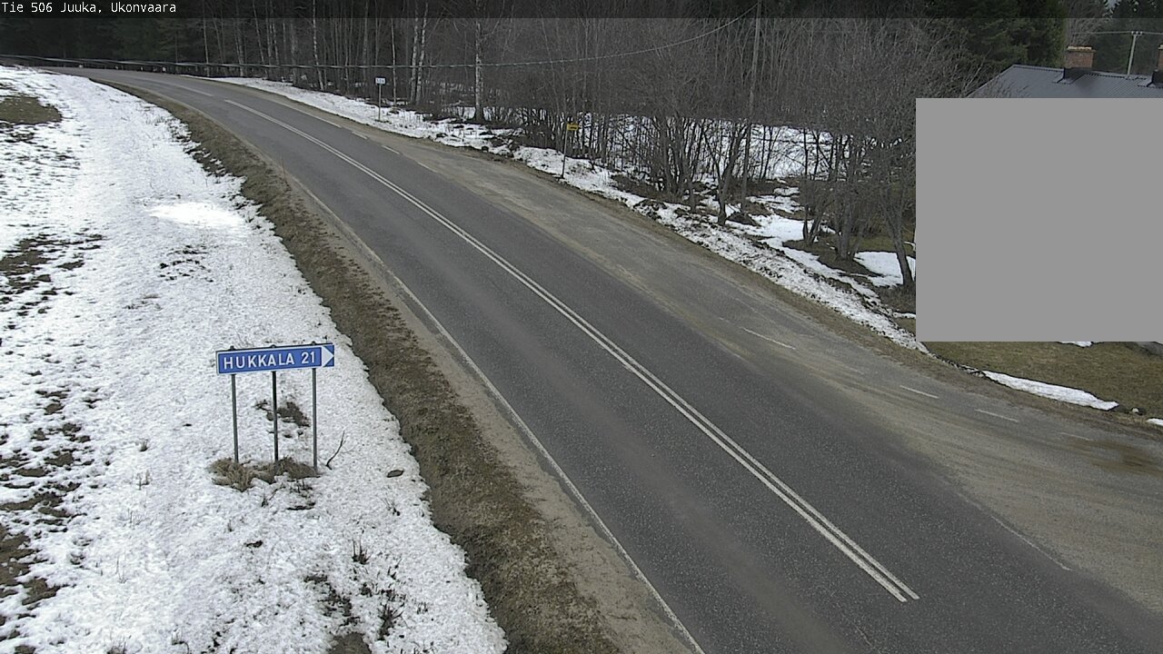 Weather Camera Image Road 506 Juuka Ukonvaara, Juuka, Pohjois-Karjala