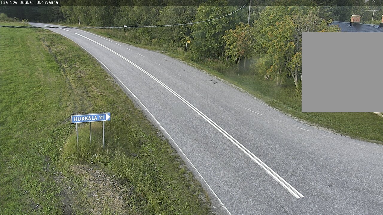 Weather Camera Image Väg 506 Juga Ukonvaara, Juuka, Pohjois-Karjala