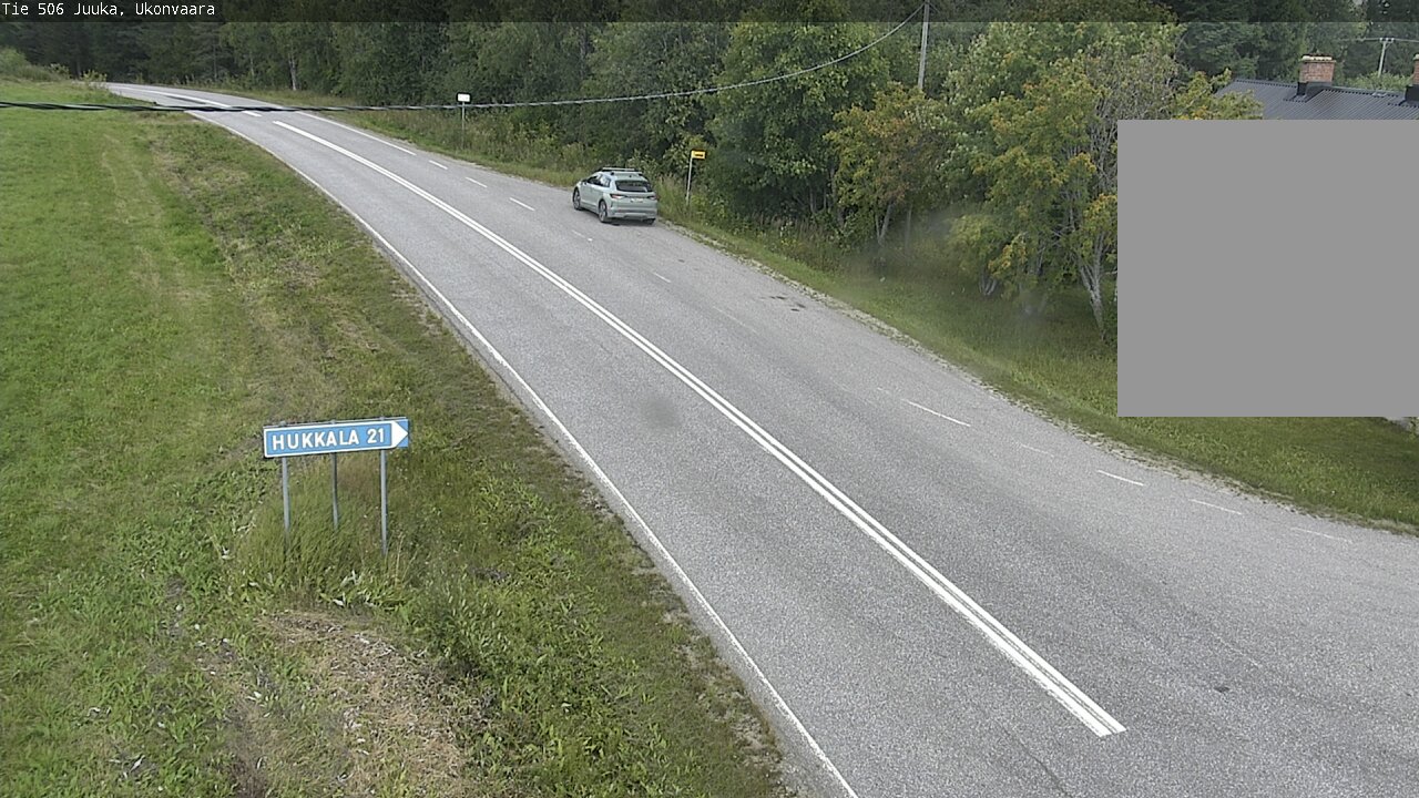 Weather Camera Image Väg 506 Juga Ukonvaara, Juuka, Pohjois-Karjala