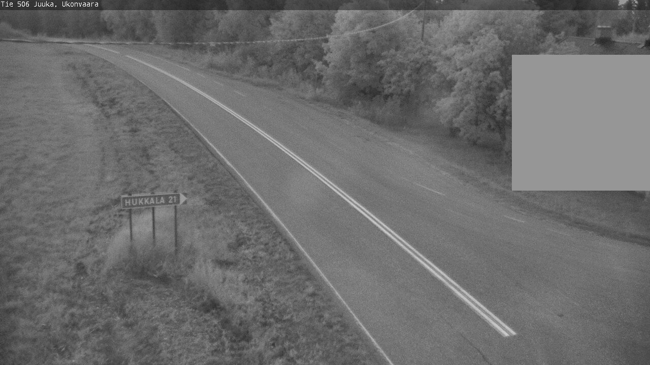 Weather Camera Image Väg 506 Juga Ukonvaara, Juuka, Pohjois-Karjala