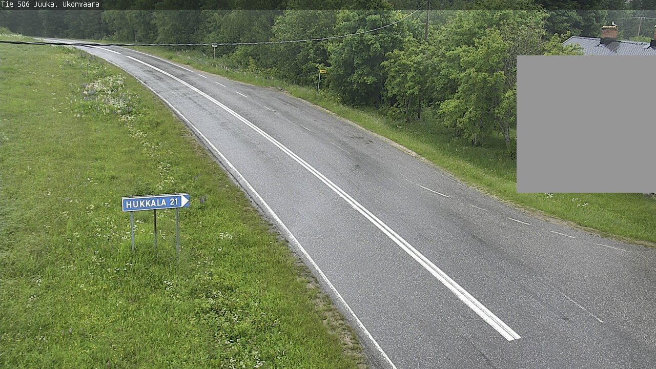 Weather Camera Image Väg 506 Juga Ukonvaara, Juuka, Pohjois-Karjala