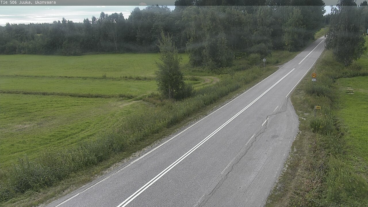 Weather Camera Image Väg 506 Juga Ukonvaara, Juuka, Pohjois-Karjala