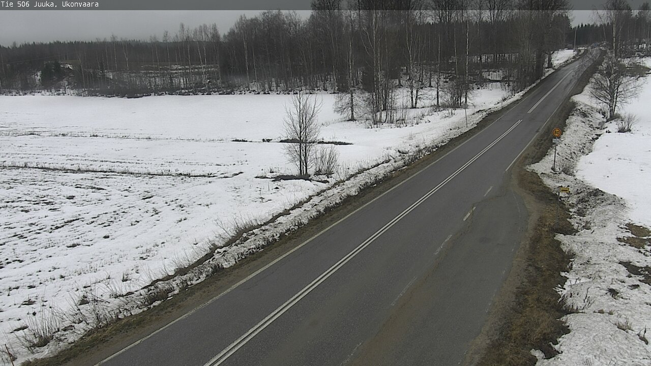 Weather Camera Image Väg 506 Juga Ukonvaara, Juuka, Pohjois-Karjala
