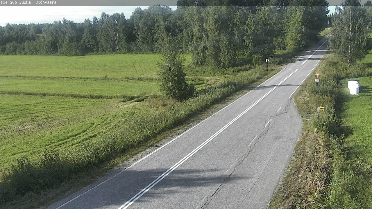 Weather Camera Image Road 506 Juuka Ukonvaara, Juuka, Pohjois-Karjala