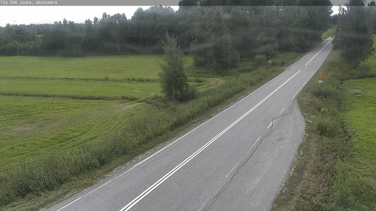 Weather Camera Image Väg 506 Juga Ukonvaara, Juuka, Pohjois-Karjala