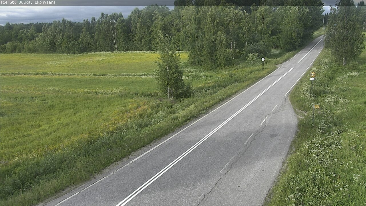 Weather Camera Image Road 506 Juuka Ukonvaara, Juuka, Pohjois-Karjala