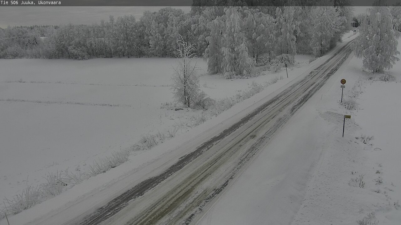 Weather Camera Image Road 506 Juuka Ukonvaara, Juuka, Pohjois-Karjala