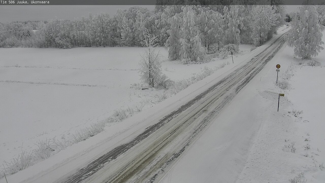 Weather Camera Image Road 506 Juuka Ukonvaara, Juuka, Pohjois-Karjala