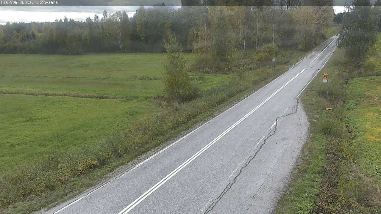 Weather Camera Image Road 506 Juuka Ukonvaara, Juuka, Pohjois-Karjala