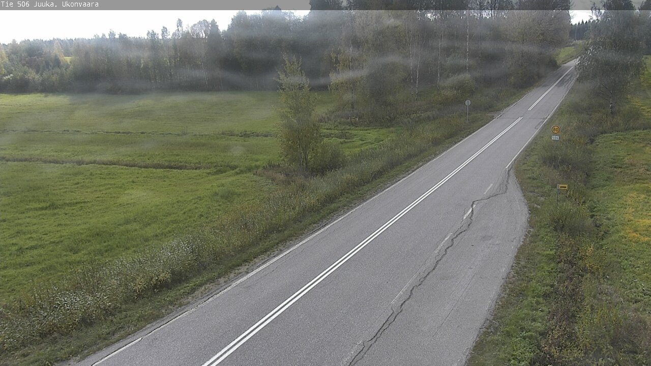 Weather Camera Image Road 506 Juuka Ukonvaara, Juuka, Pohjois-Karjala