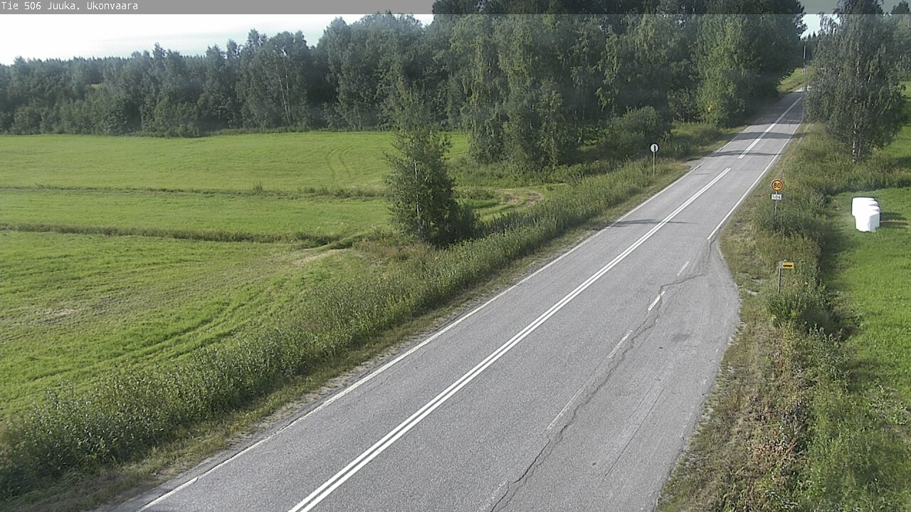 Weather Camera Image Väg 506 Juga Ukonvaara, Juuka, Pohjois-Karjala