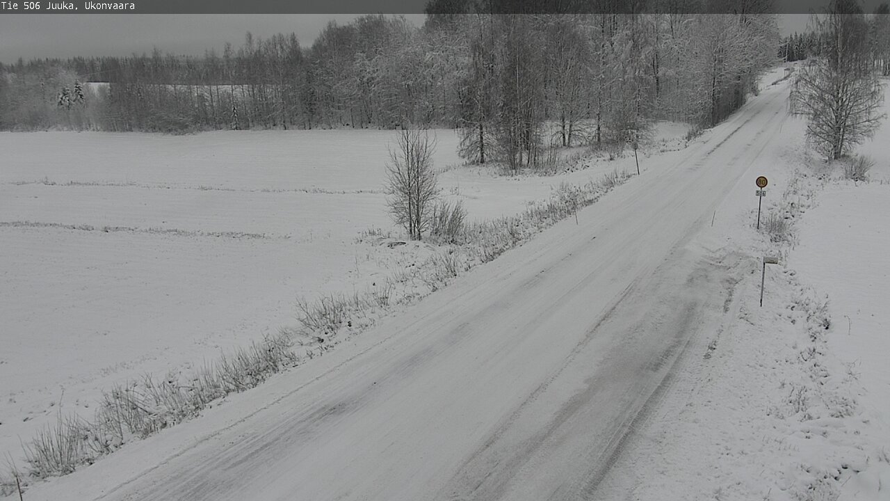 Weather Camera Image Road 506 Juuka Ukonvaara, Juuka, Pohjois-Karjala