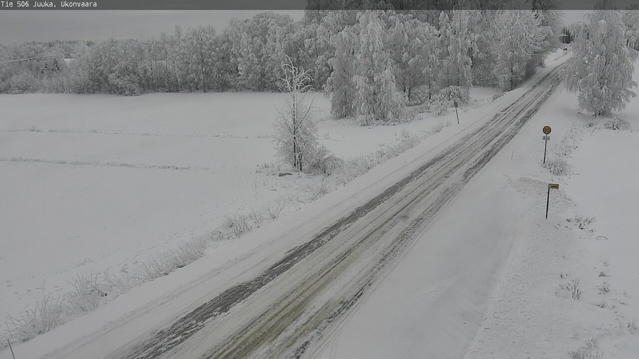 Weather Camera Image Road 506 Juuka Ukonvaara, Juuka, Pohjois-Karjala