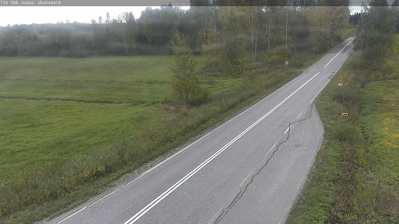 Weather Camera Image Road 506 Juuka Ukonvaara, Juuka, Pohjois-Karjala