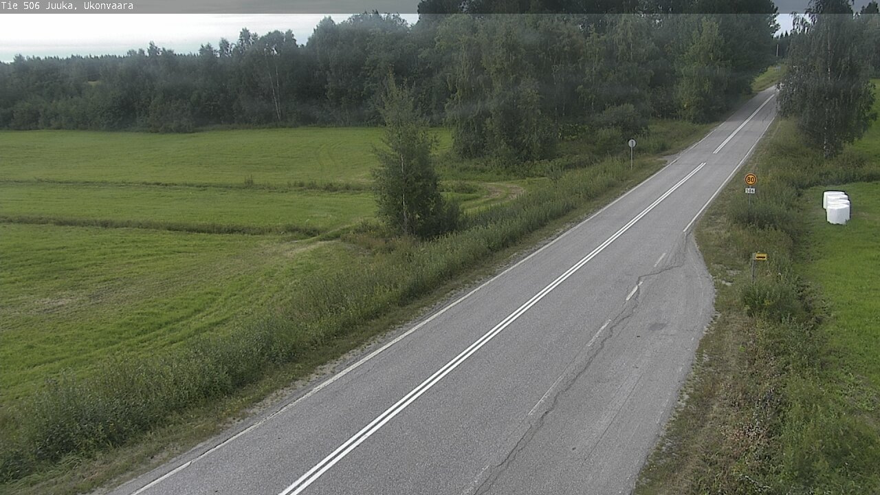 Weather Camera Image Väg 506 Juga Ukonvaara, Juuka, Pohjois-Karjala
