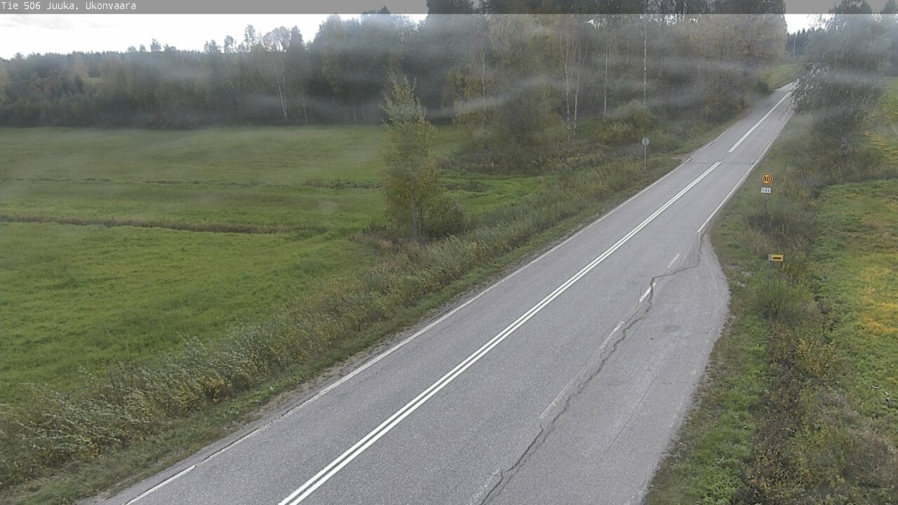 Weather Camera Image Road 506 Juuka Ukonvaara, Juuka, Pohjois-Karjala
