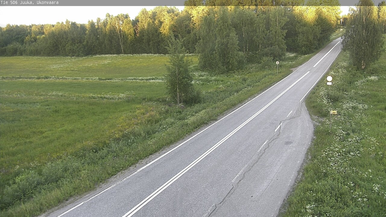 Weather Camera Image Road 506 Juuka Ukonvaara, Juuka, Pohjois-Karjala