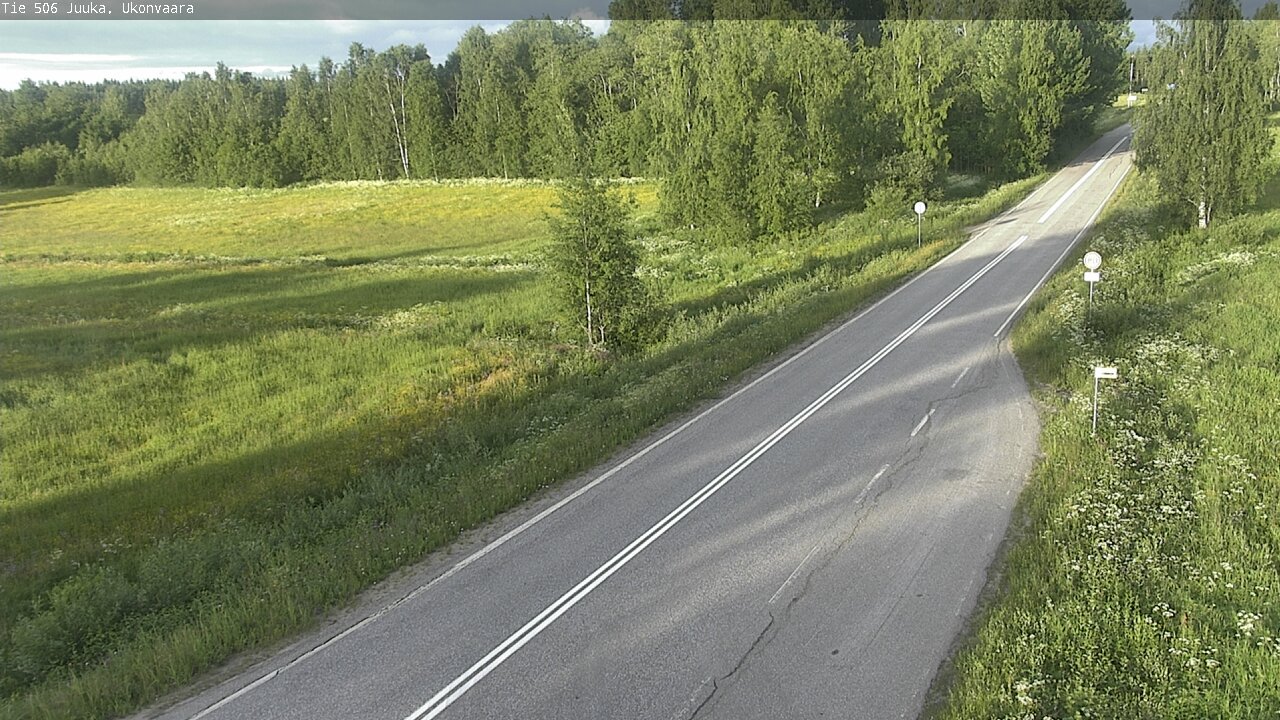 Weather Camera Image Road 506 Juuka Ukonvaara, Juuka, Pohjois-Karjala